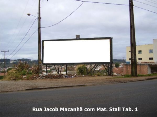 Rua Jacob Macanhã com Mat. Stall Tab.