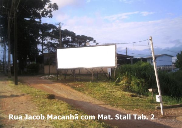 Rua Jacob Macanhã com Mat. Stall Tab.