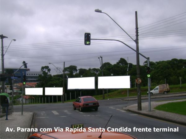 Av. Parana com Via Rapida Santa Candida frente terminal